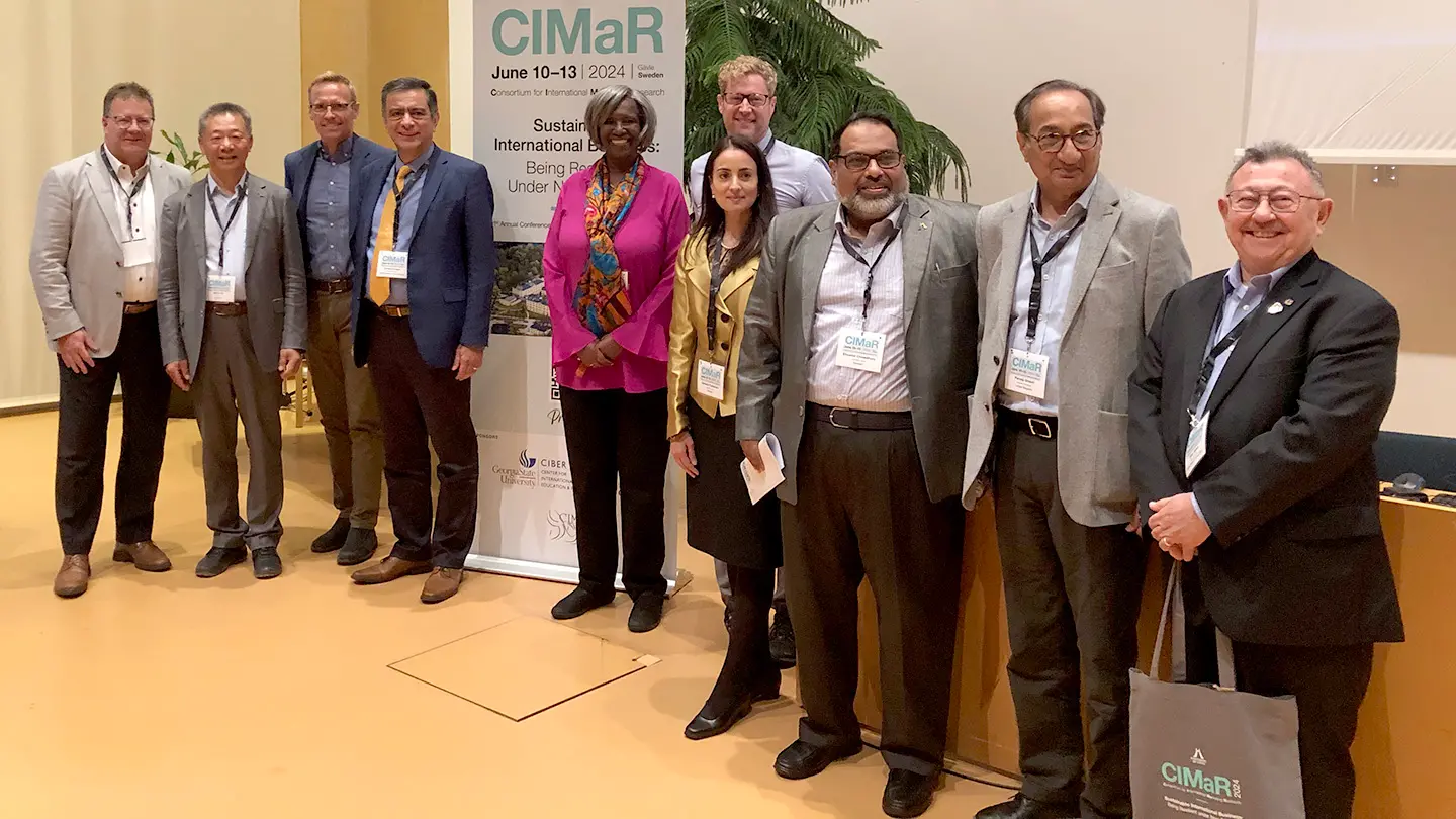Some of the participants at the CIMaR-conference.