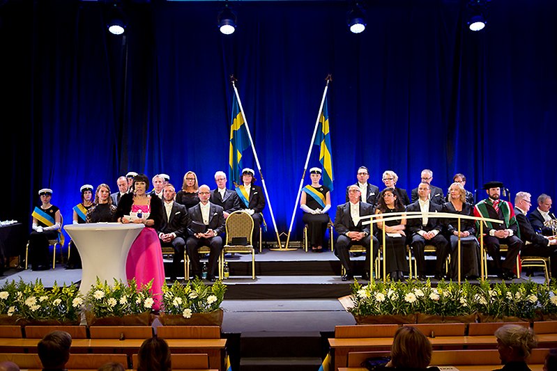 Bild från 2018 års Akademisk högtid. FOTO: Britt Mattsson/Högskolan i Gävle
